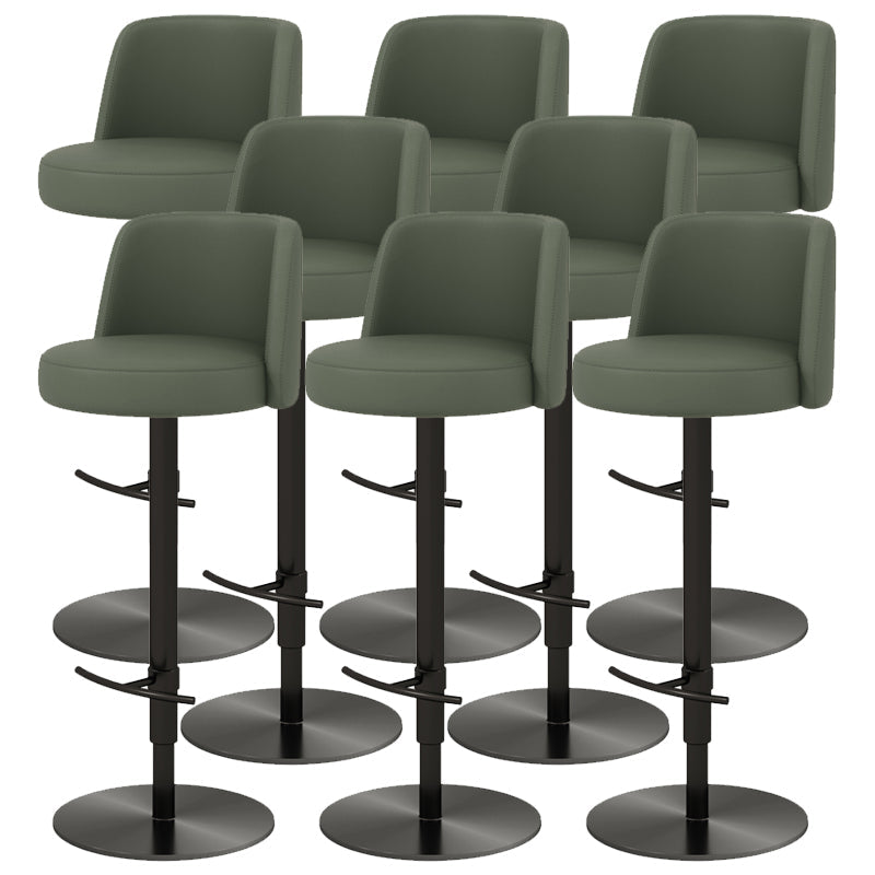 Tabouret de barre glamour tabouret de hauteur réglable pour Bristol avec pivotant