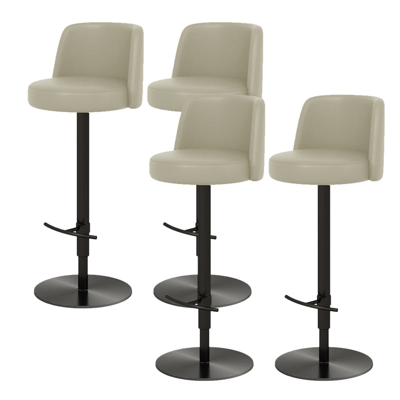 Tabouret de barre glamour tabouret de hauteur réglable pour Bristol avec pivotant