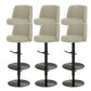 Tabouret de barre glamour tabouret de hauteur réglable pour Bristol avec pivotant