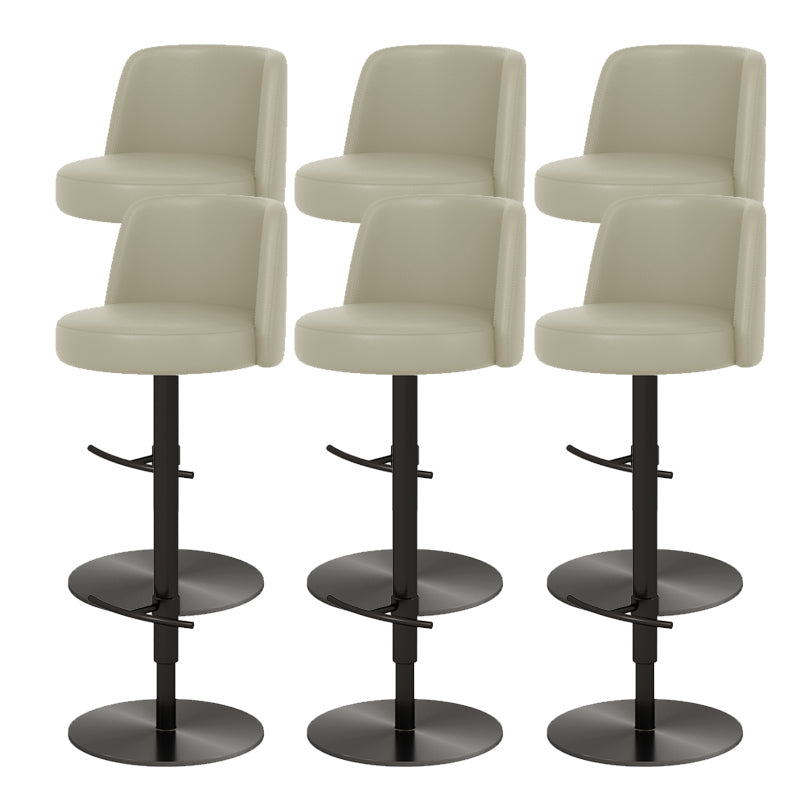 Tabouret de barre glamour tabouret de hauteur réglable pour Bristol avec pivotant