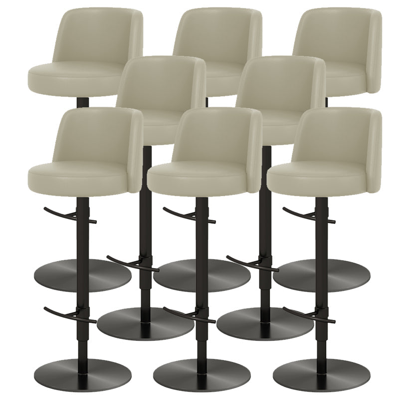 Tabouret de barre glamour tabouret de hauteur réglable pour Bristol avec pivotant