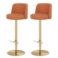 Tabouret de barre glamour tabouret de hauteur réglable pour Bristol avec pivotant
