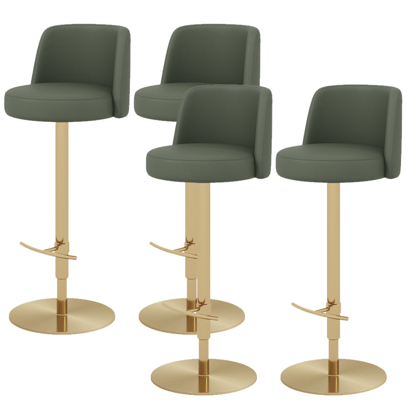 Tabouret de barre glamour tabouret de hauteur réglable pour Bristol avec pivotant