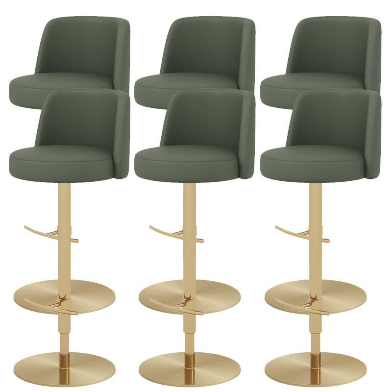 Tabouret de barre glamour tabouret de hauteur réglable pour Bristol avec pivotant