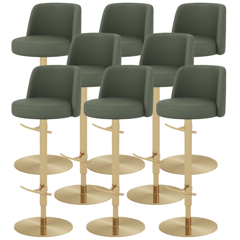 Tabouret de barre glamour tabouret de hauteur réglable pour Bristol avec pivotant