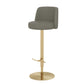 Tabouret de barre glamour tabouret de hauteur réglable pour Bristol avec pivotant