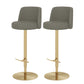 Tabouret de barre glamour tabouret de hauteur réglable pour Bristol avec pivotant