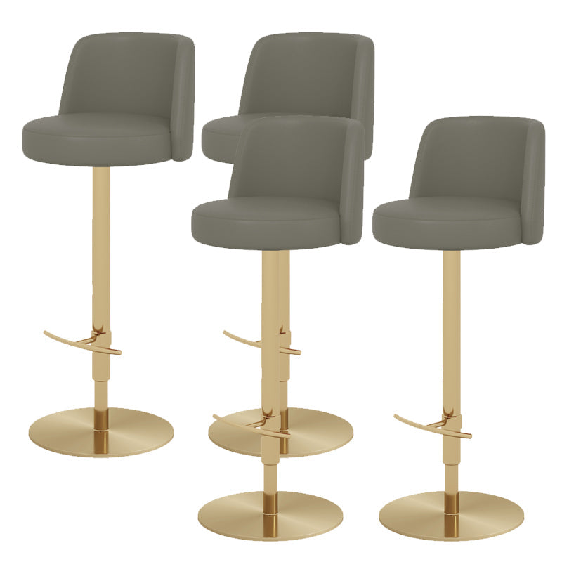 Tabouret de barre glamour tabouret de hauteur réglable pour Bristol avec pivotant