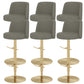 Tabouret de barre glamour tabouret de hauteur réglable pour Bristol avec pivotant