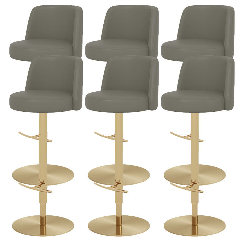 Tabouret de barre glamour tabouret de hauteur réglable pour Bristol avec pivotant