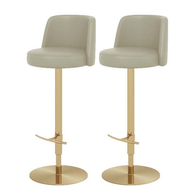 Tabouret de barre glamour tabouret de hauteur réglable pour Bristol avec pivotant