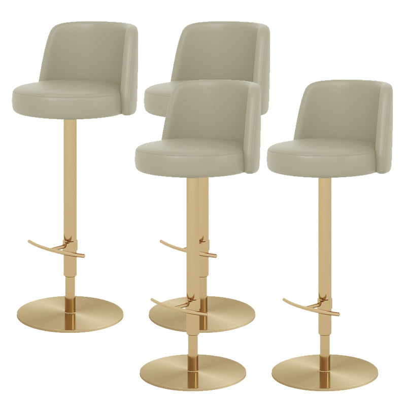 Tabouret de barre glamour tabouret de hauteur réglable pour Bristol avec pivotant