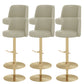 Tabouret de barre glamour tabouret de hauteur réglable pour Bristol avec pivotant