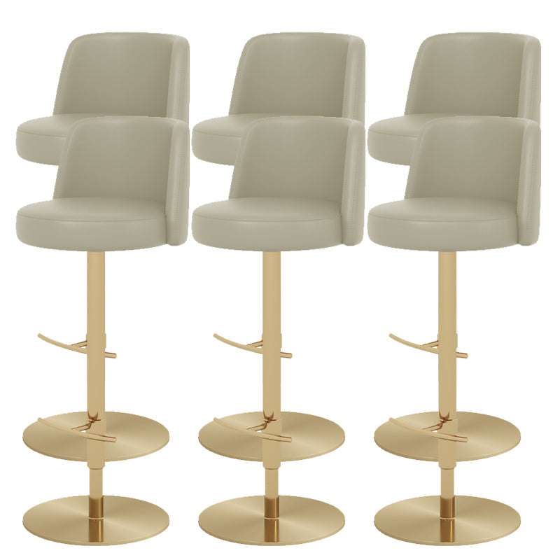 Tabouret de barre glamour tabouret de hauteur réglable pour Bristol avec pivotant