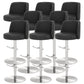 Tabouret de barre glamour tabouret de hauteur réglable pour Bristol avec pivotant