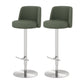 Tabouret de barre glamour tabouret de hauteur réglable pour Bristol avec pivotant