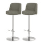 Tabouret de barre glamour tabouret de hauteur réglable pour Bristol avec pivotant