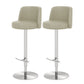 Tabouret de barre glamour tabouret de hauteur réglable pour Bristol avec pivotant
