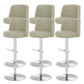 Tabouret de barre glamour tabouret de hauteur réglable pour Bristol avec pivotant