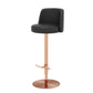 Tabouret de barre glamour tabouret de hauteur réglable pour Bristol avec pivotant