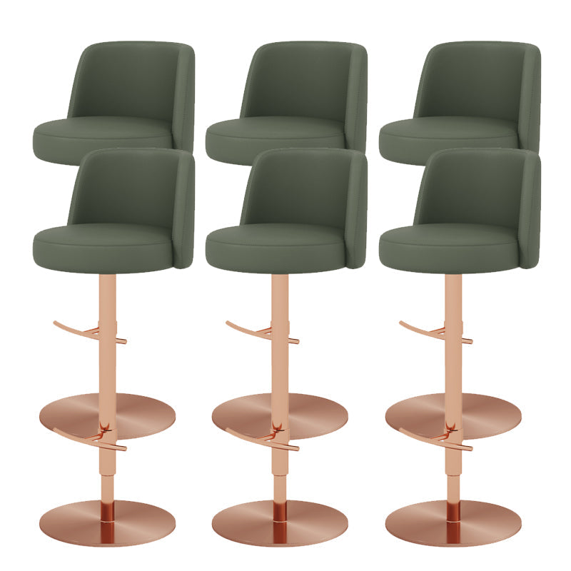 Tabouret de barre glamour tabouret de hauteur réglable pour Bristol avec pivotant