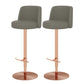 Tabouret de barre glamour tabouret de hauteur réglable pour Bristol avec pivotant