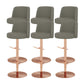 Tabouret de barre glamour tabouret de hauteur réglable pour Bristol avec pivotant