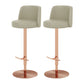 Tabouret de barre glamour tabouret de hauteur réglable pour Bristol avec pivotant