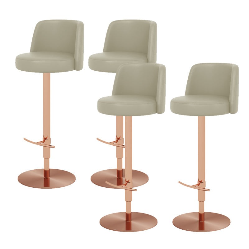 Tabouret de barre glamour tabouret de hauteur réglable pour Bristol avec pivotant