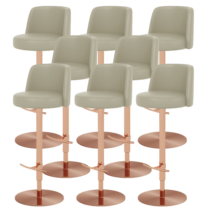 Tabouret de barre glamour tabouret de hauteur réglable pour Bristol avec pivotant