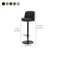 Tabouret de barre glamour tabouret de hauteur réglable pour Bristol avec pivotant