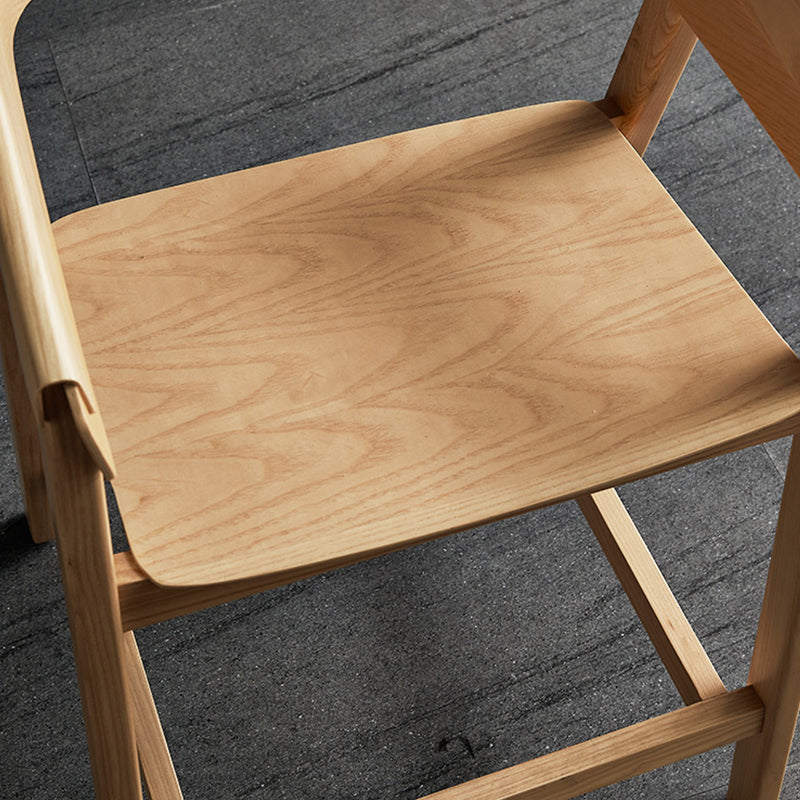 Tabourets de comptoir en bois brun