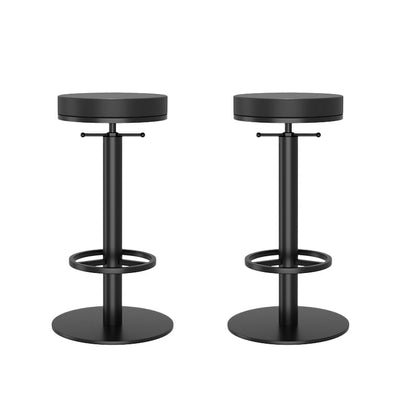 Modern Adjustable Height Bar Stools Matte Finish Indoor Stools