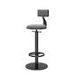 Modern Adjustable Height Bar Stools Matte Finish Indoor Stools
