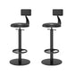 Modern Adjustable Height Bar Stools Matte Finish Indoor Stools