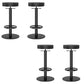 Modern Adjustable Height Bar Stools Matte Finish Indoor Stools