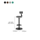 Modern Adjustable Height Bar Stools Matte Finish Indoor Stools