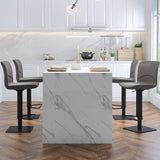 Tabouret de bar industriel tabouret de comptoir réglable en cuir pour Bristol