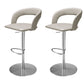 Leather Bar Stool Low Back Counter Stool for Bristol with Swivel
