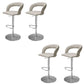 Leather Bar Stool Low Back Counter Stool for Bristol with Swivel