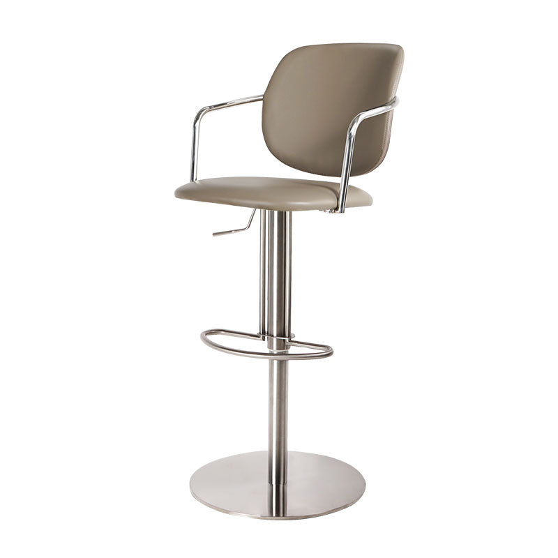 Sgabello da bar in pelle industriale sgabello da cornice regolabile per Bristol