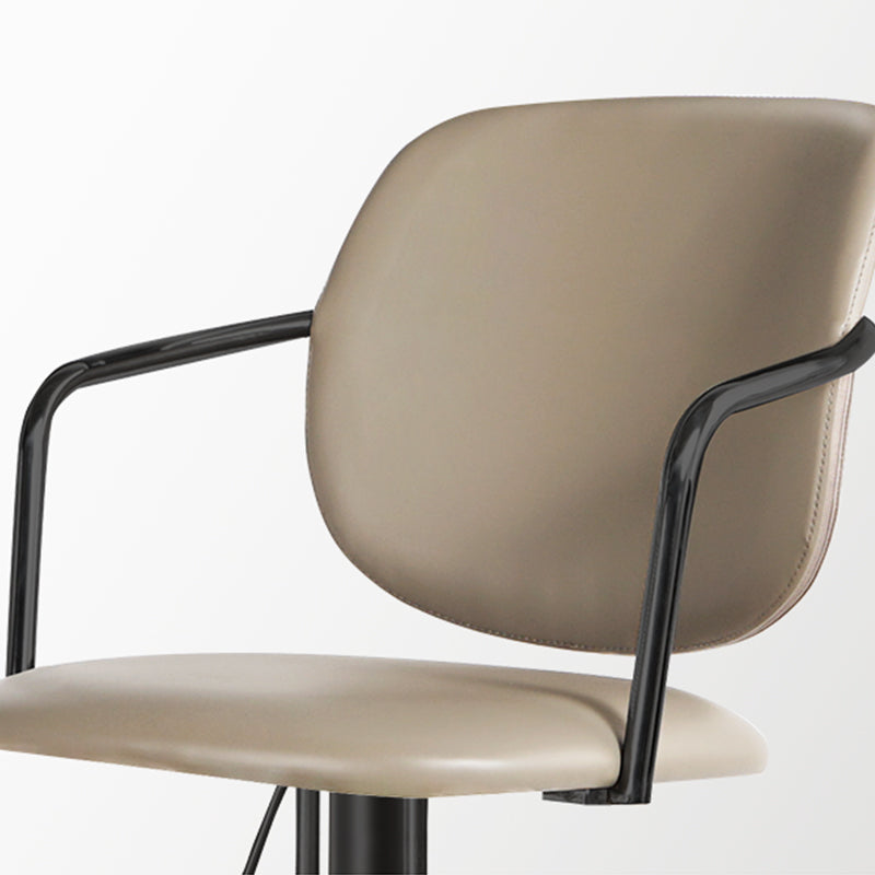 Sgabello da bar in pelle industriale sgabello da cornice regolabile per Bristol