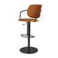 Sgabello da bar in pelle industriale sgabello da cornice regolabile per Bristol
