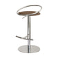 Sgabello da bar in pelle regolabile sgabello da banco posteriore per bristol con girevole