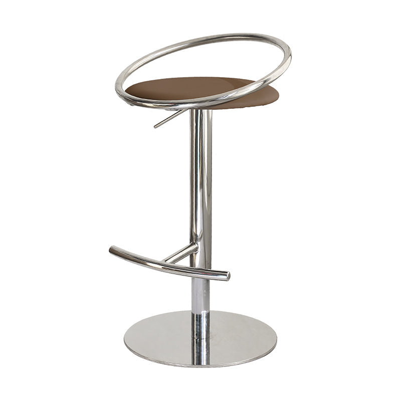 Sgabello da bar in pelle regolabile sgabello da banco posteriore per bristol con girevole