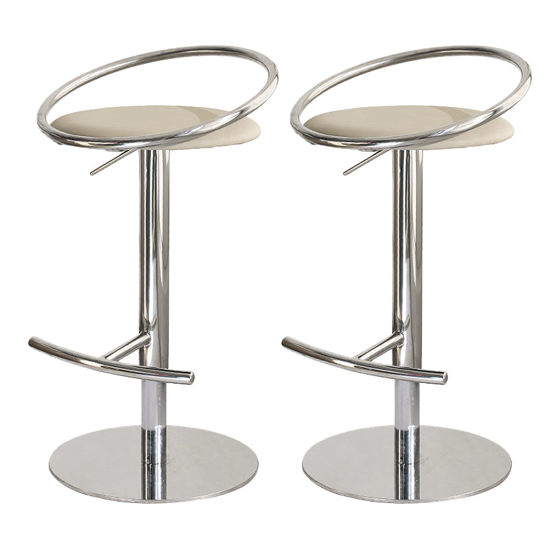 Sgabello da bar in pelle regolabile sgabello da banco posteriore per bristol con girevole