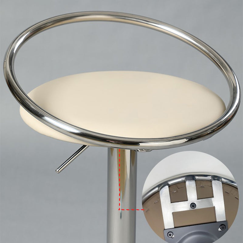 Sgabello da bar in pelle regolabile sgabello da banco posteriore per bristol con girevole