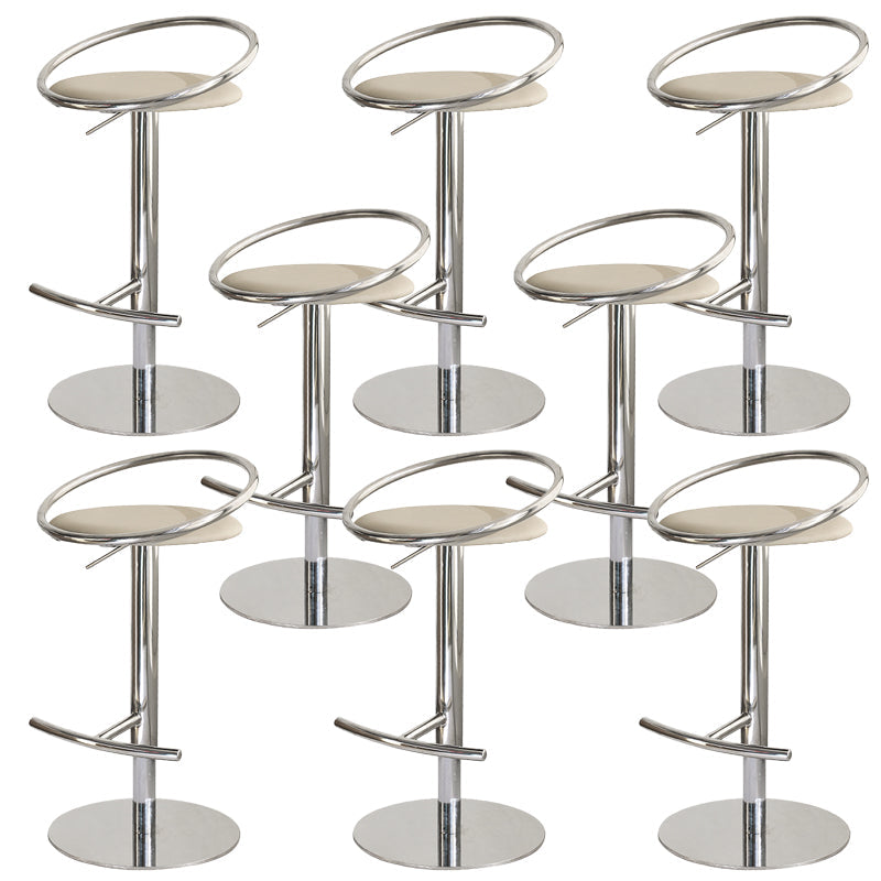 Sgabello da bar in pelle regolabile sgabello da banco posteriore per bristol con girevole