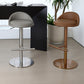 Adjustable Height Bar Stool Contemporary Dining Stool with Footrest