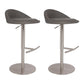 Adjustable Height Bar Stool Contemporary Dining Stool with Footrest